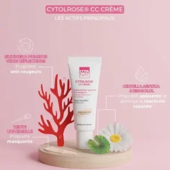Cytolrose cc crème soin anti-rougeurs Cytolnat - tube de 40ml