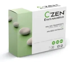 C'Zen Etats nauséeux Bausch lomb - boite de 30 comprimés
