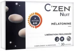 C'Zen Nuit mélatonine Bausch lomb - boite de 30 comprimés