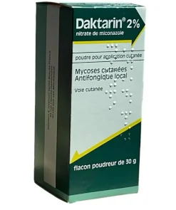 Daktarin 2% mycoses cutanées antifongique local - flacon poudreur de 30g