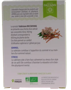 Dayang Valériane bio sphère du sommeil