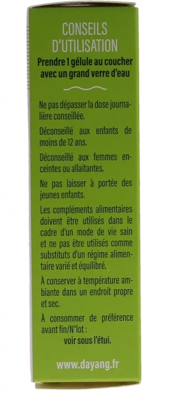 Dayang Valériane bio sphère du sommeil