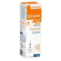 D3 Biane fort spray 3000ui Pileje - flacon spray de 15ml