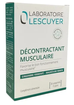 Décontractant musculaire Lescuyer - boite de 30 comprimés