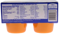 Delical Crème dessert HP/HC La Floridine saveur abricot - 4 pots de 200g