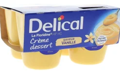Delical Crème dessert HP/HC La Floridine saveur vanille - 4 pots de 200g