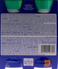 Delical Les saveurs fruitées Boisson sans sucres goût pomme - 4 bouteilles de 200ml