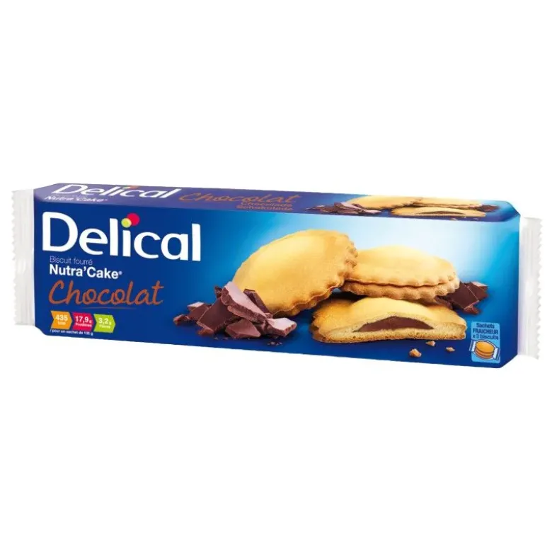 Delical nutra cake chocolat - 3x35g