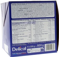 Delical Purée HP/HC céleri pommes de terre et pointe de crème - 4 bols de 200ml