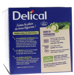 Delical Soupe HP/HC Velouté de légumes verts - 4 bols de 200ml