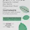 Dentifrice 7 ans et + goût menthe douce bio Cattier - tube 50 ml