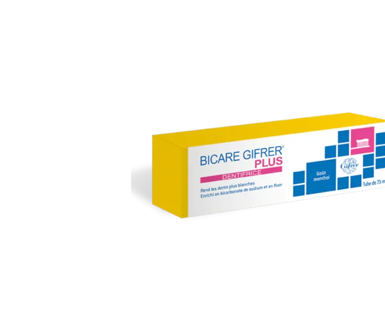 Dentifrice bicare plus Gifrer - tube de 75 ml