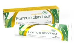 Dentifrice bio formule blancheur Lehning - tube de 80g