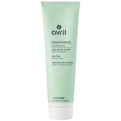 Dentifrice bio sans fluor menthe Avril – tube 100 ml