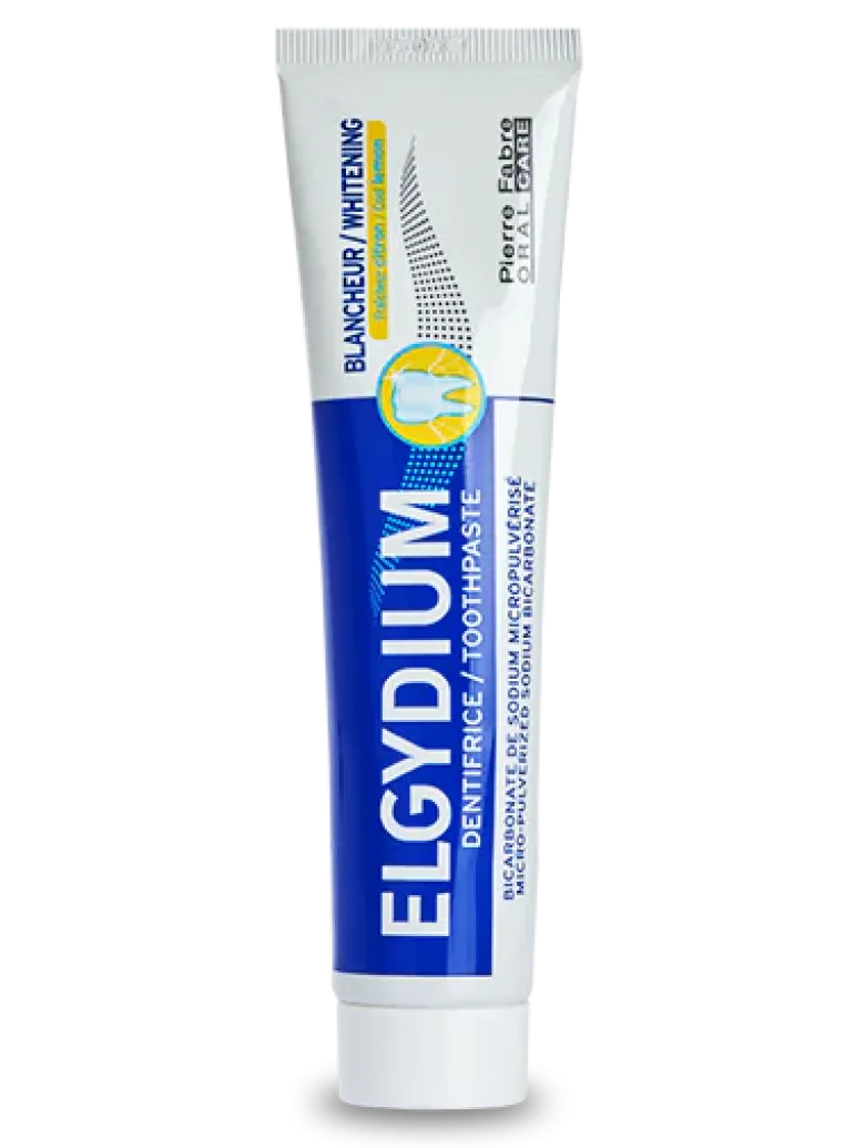 Dentifrice blancheur fraîcheur citron Elgydium