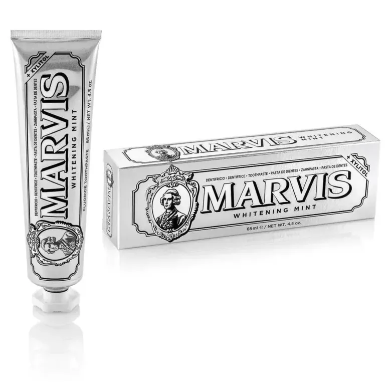 Dentifrice blancheur menthe Marvis – tube 85 ml