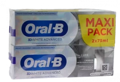 Dentifrice 3D White Advanced Luxe Charbon Oral-B