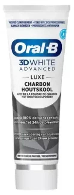 Dentifrice 3D White Advanced Luxe Charbon Oral-B