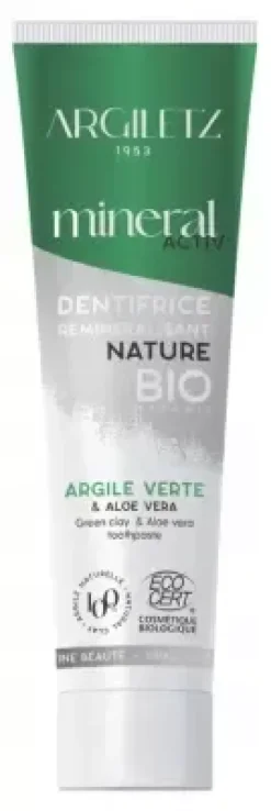Dentifrice extrait aloé vera Bio Argiletz - tube de 75 ml