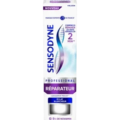 Dentifrice Professional Réparateur Éclat Blancheur Sensodyne – 75 ml