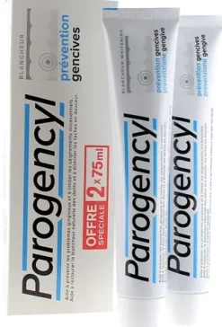 Dentifrice prévention gencives blancheur Parogencyl