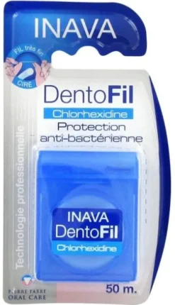 DentoFil fil dentaire chlorhexidine Inava - boîte de 50 m