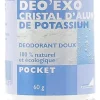Deo'Exo Cristal d'Alun de Potassium Pocket Exopharm - stick de 60 g