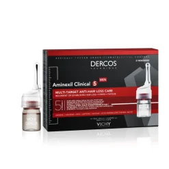 Dercos aminexil clinical 5 Homme Vichy - boîte de 21 monodoses