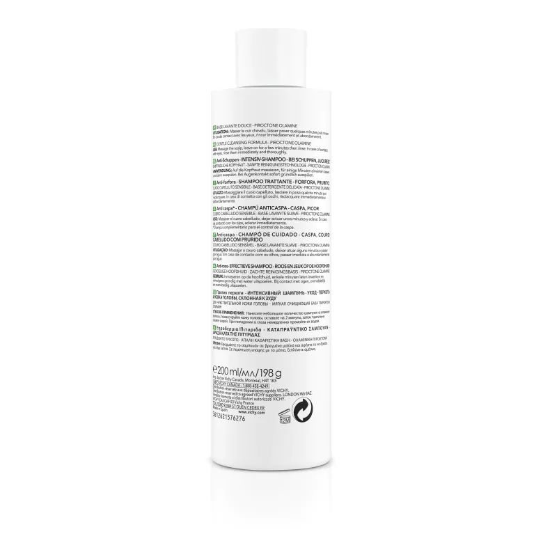 Dercos Anti-Pelliculaire sensitive shampooing traitant Vichy - flacon de 200 ml