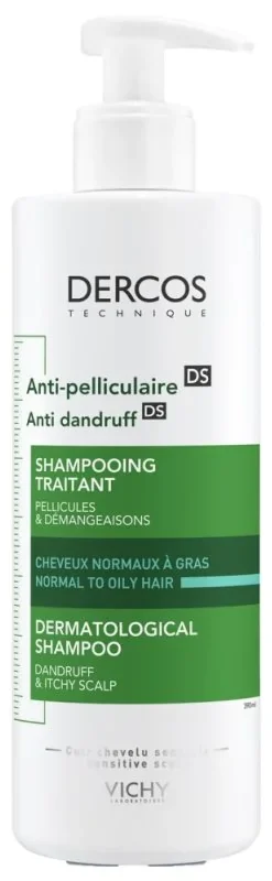 Dercos anti-pelliculaire shampooing traitant cheveux gras Vichy