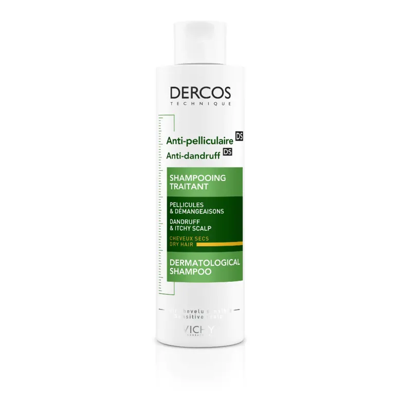 Dercos anti-pelliculaire shampooing traitant cheveux secs Vichy
