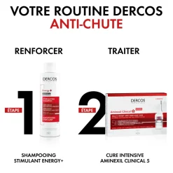 Dercos énergisant shampooing Vichy complément anti-chute