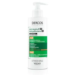 Dercos shampooing antipelliculaire démêlant traitant 2en1 Vichy