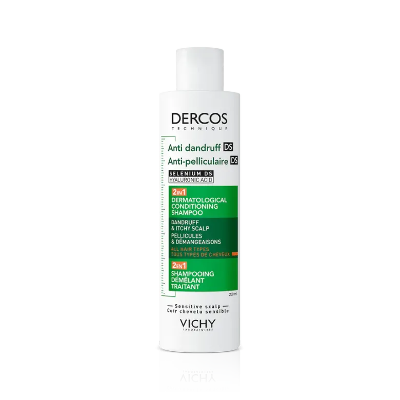 Dercos shampooing antipelliculaire démêlant traitant 2en1 Vichy