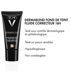 Dermablend fond de teint fluide correcteur 16h SPF 35 Vichy - tube de 30 ml