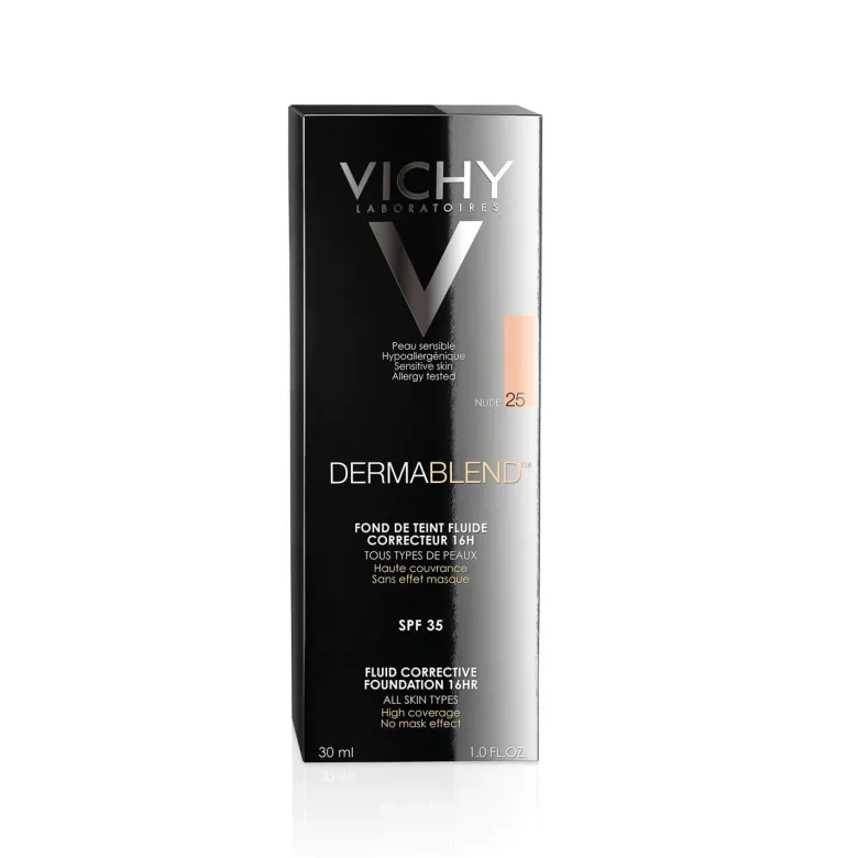 Dermablend fond de teint fluide correcteur 16h SPF 35 Vichy - tube de 30 ml