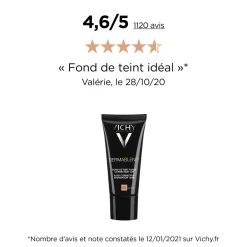 Dermablend fond de teint fluide correcteur 16h SPF 35 Vichy - tube de 30 ml