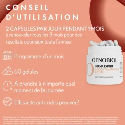 Derma Expert acide hyaluronique Oenobiol - lot de 2 boites de 30 gélules