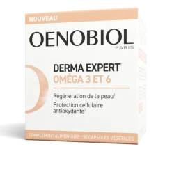Derma Expert oméga 3 et 6 Oenobiol - boîte de 30 comprimés