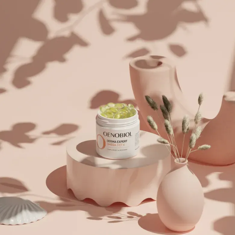 Derma Expert oméga 3 et 6 Oenobiol - boîte de 30 comprimés