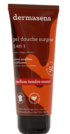 Dermasens gel douche surgras 3en1 parfum tendre monoï Marque Verte