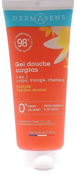 Dermasens gel douche surgras 3en1 parfum tendre monoï Marque Verte