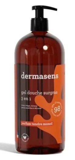 Dermasens gel douche surgras 3en1 parfum tendre monoï Marque Verte