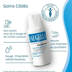 Dermoliquide émulsion lavante douce Saugella