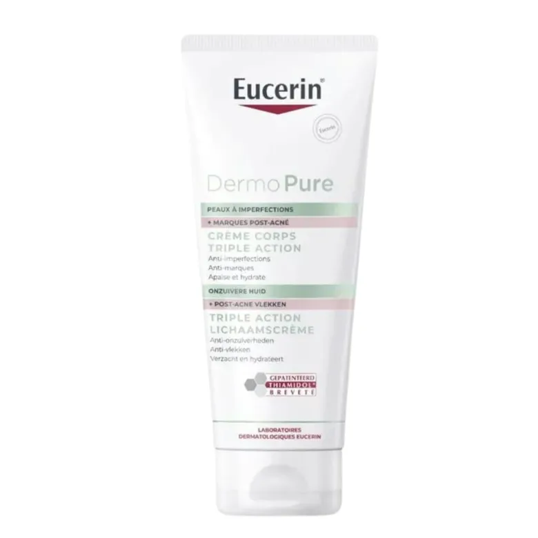 Dermopure Crème corps triple action Eucerin - tube de 200ml