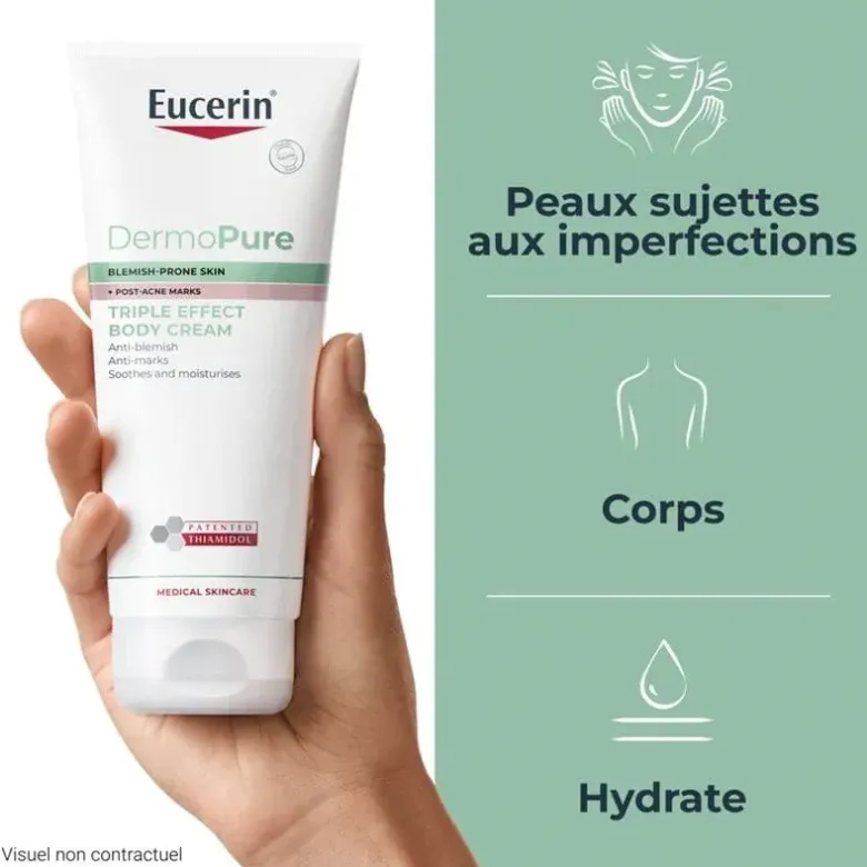 Dermopure Crème corps triple action Eucerin - tube de 200ml