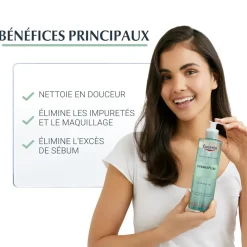 Dermopure Gel nettoyant Eucerin - flacon de 400 ml