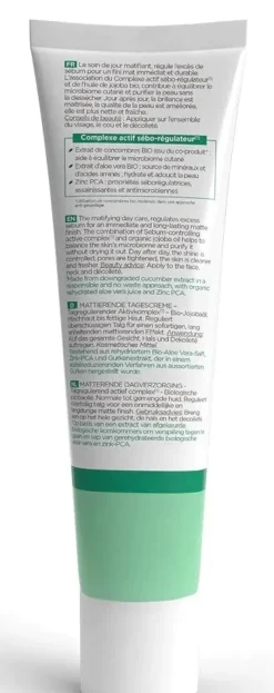 Dermo Soin jour matifiant bio Cattier - tube de 40ml