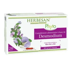 Desmodium bien-être du foie Herbesan - boite de 20 ampoules