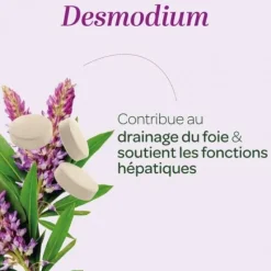 Desmodium bien-être du foie Super Diet - boite de 40 comprimés